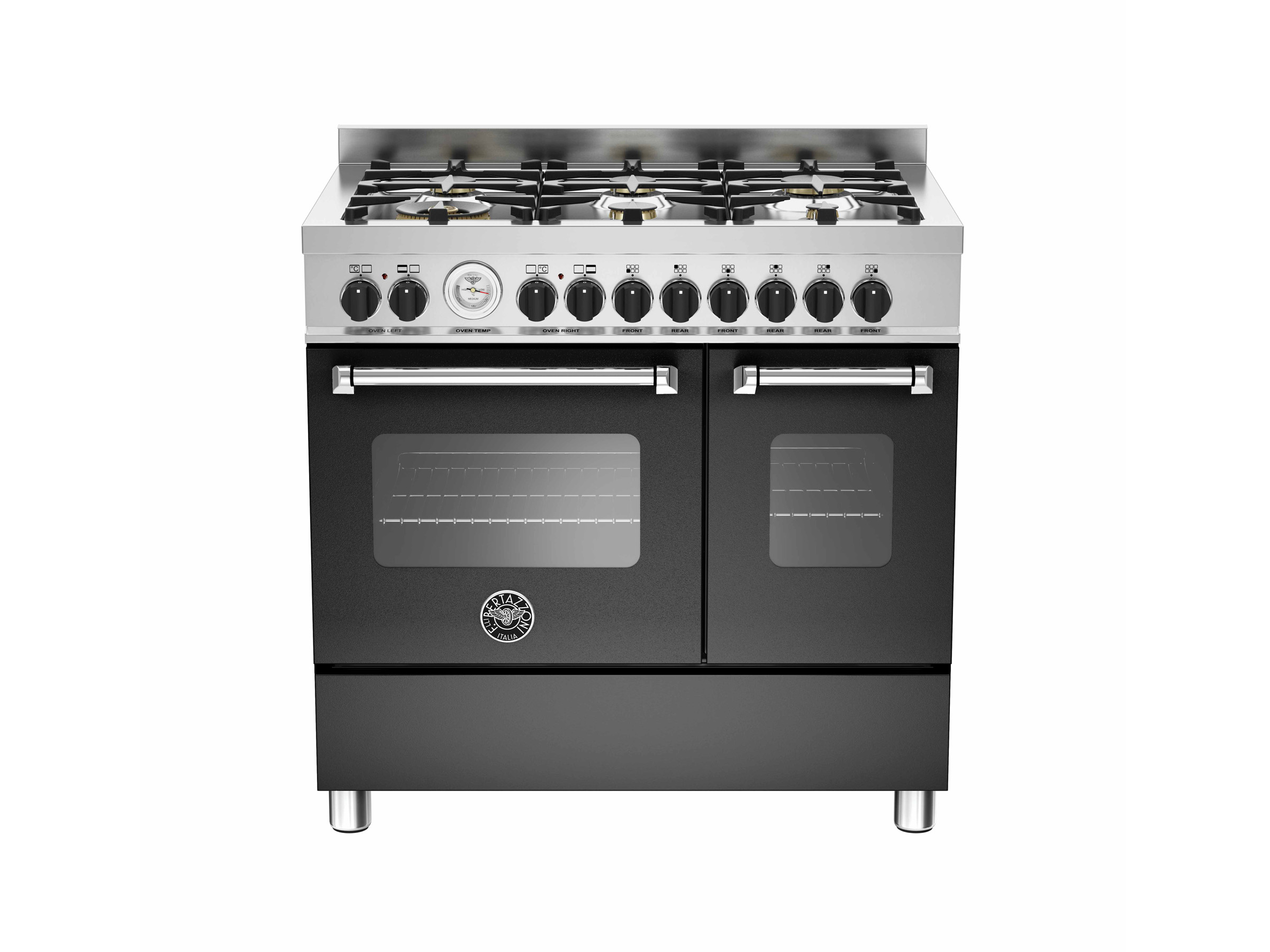 90 cm 6burner electric double oven Bertazzoni